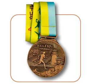 Medal with lanyard