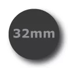 32mm Round