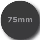 75mm round